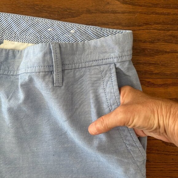 Talbots Relaxed Chino Pants Flat Front Trouser Size 12 Casual Pants Preppy - Picture 6 of 11